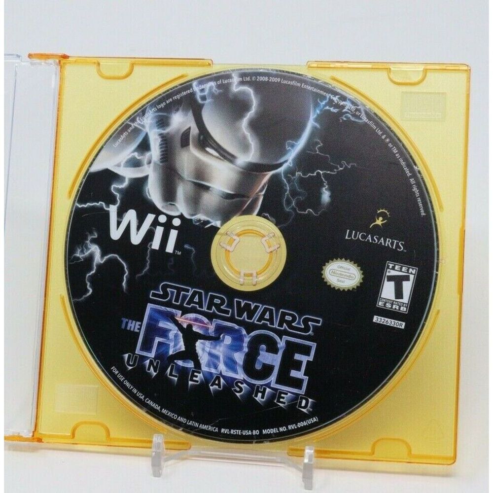 Star Wars: The Force Unleashed 2 (Nintendo Wii, 2010) Disc only - Tested‎ Works!